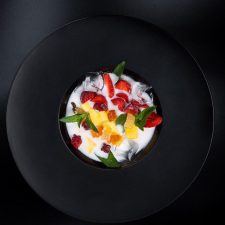 Кокосовый айс суп с фруктами